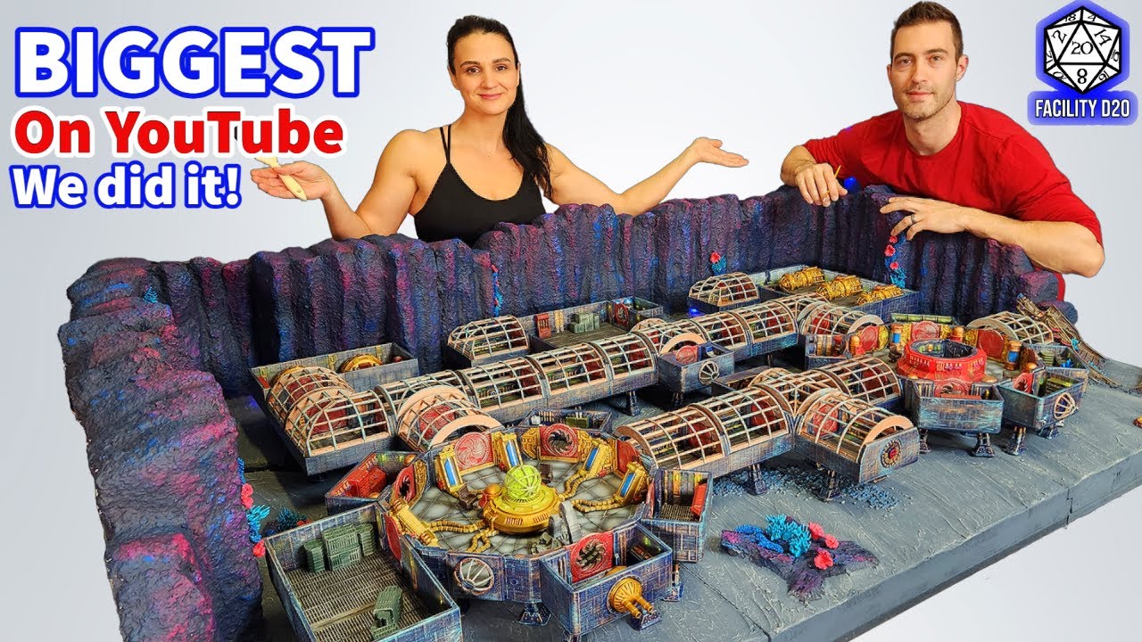 We Made an Underwater World - The Sunken Citadel a HUGE Gaming Table
