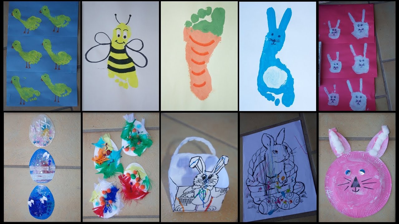 9 EASTER CRAFTS FOR TODDLERS & KIDS!
