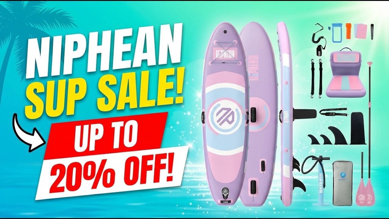 Niphean Coupon Code & Sale  Save 20% on 🏄Inflatable Paddle Boards (SUPs) & Outdoor Watersports Gear!