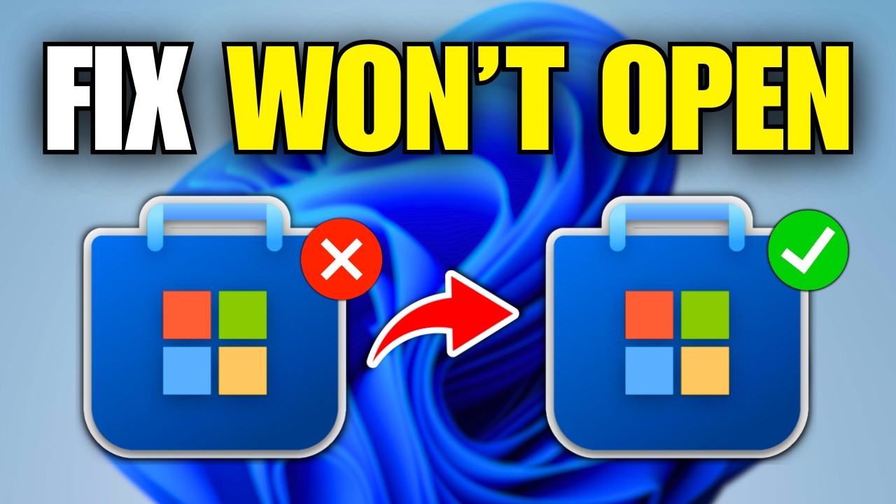 How To Fix Microsoft Store Won't Open In Windows 11