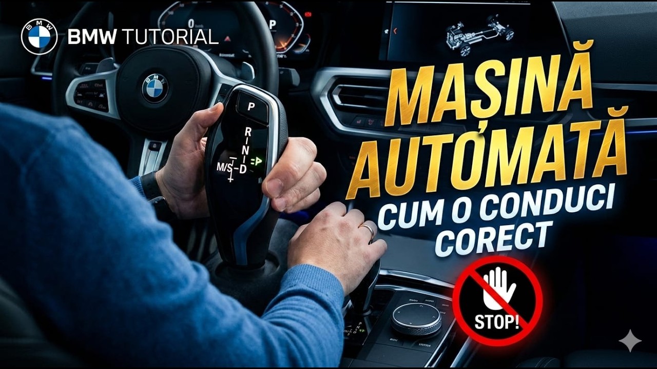 Cum se conduce o mașină AUTOMATĂ Tutorial BMW – Tot ce trebuie să știi!
