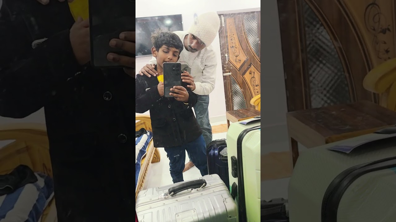 Bala singh beta♥️ ka hair cutting vlog 😆♥️ 