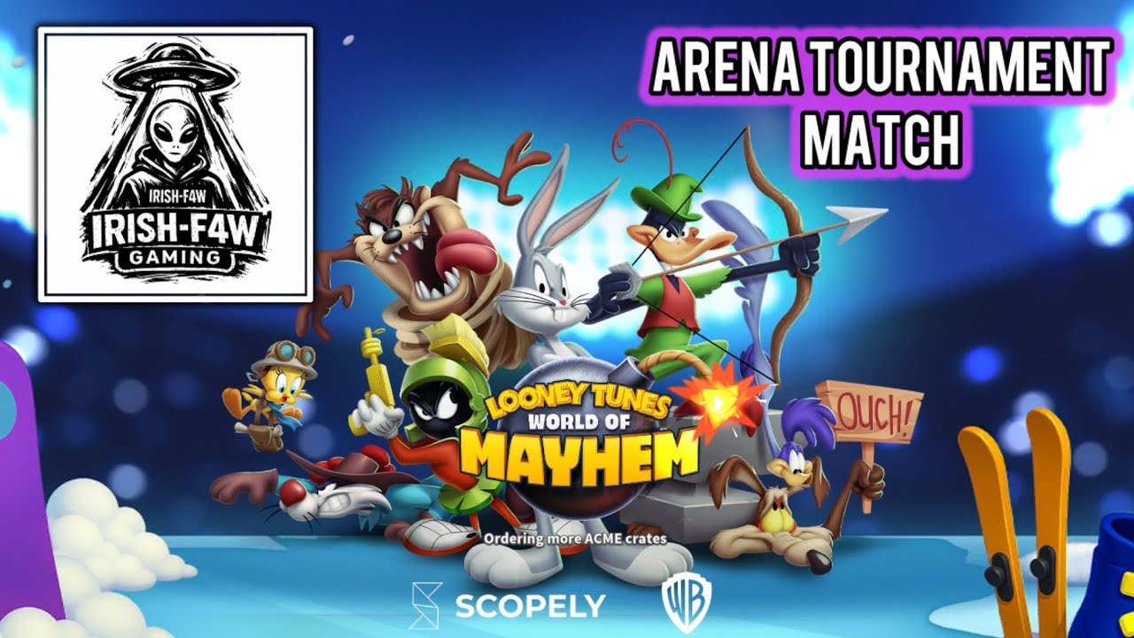 Random Arena Tournament Match in Looney Tunes World of Mayhem mobile game #looneytunesworldofmayhem 
