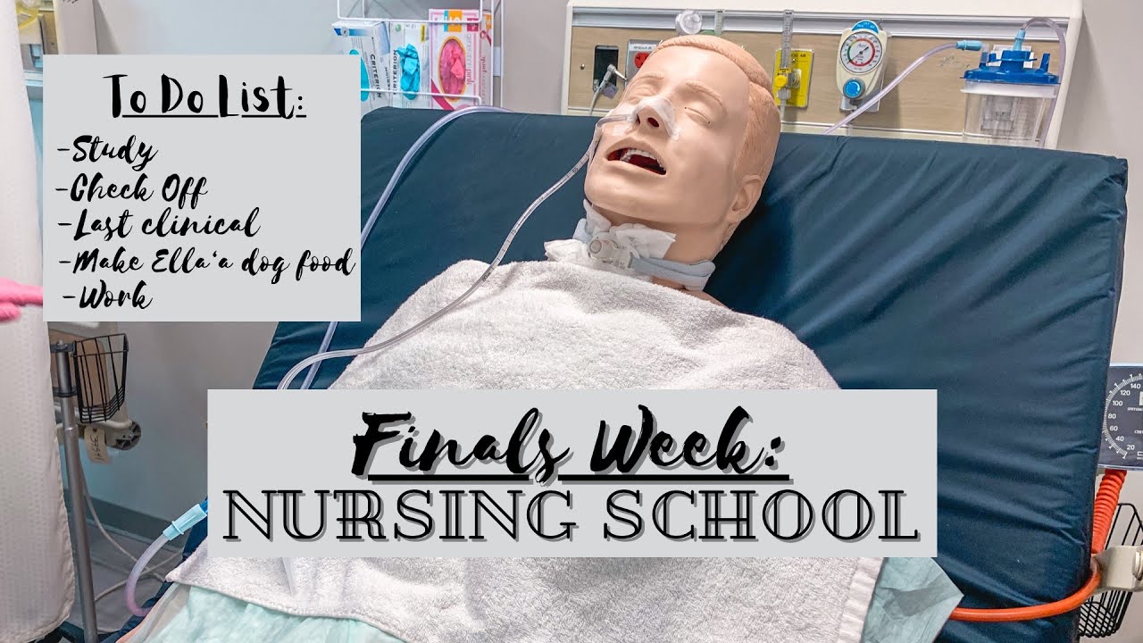 NURSING SCHOOL VLOG | FINALS WEEK