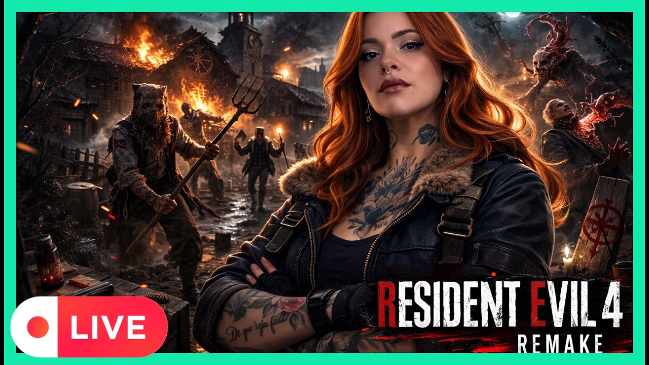 🔴 PRIMEIRA VEZ no Resident Evil 4 Remake | #5