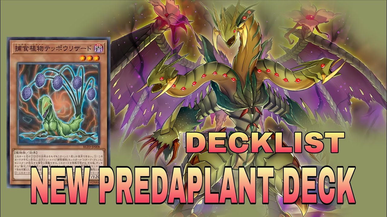 *NEW*PREDAPLANT DECK//MDPRO3//REPLAY+DECKLIST