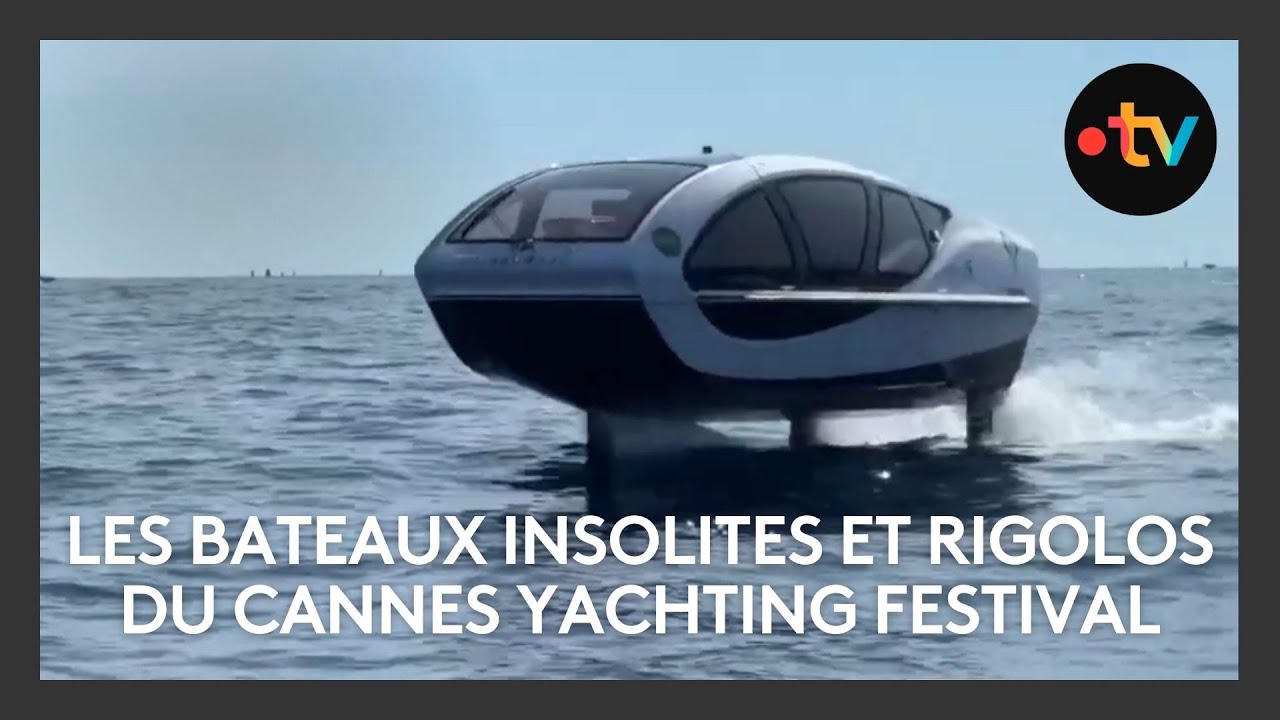 Les bateaux insolites et rigolos du Cannes Yachting Festival