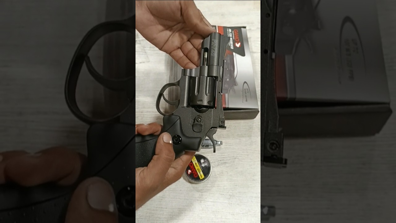 Gamo PR 725 CO2 Revolver #airgun #revolver357 #co2revolver #pellets