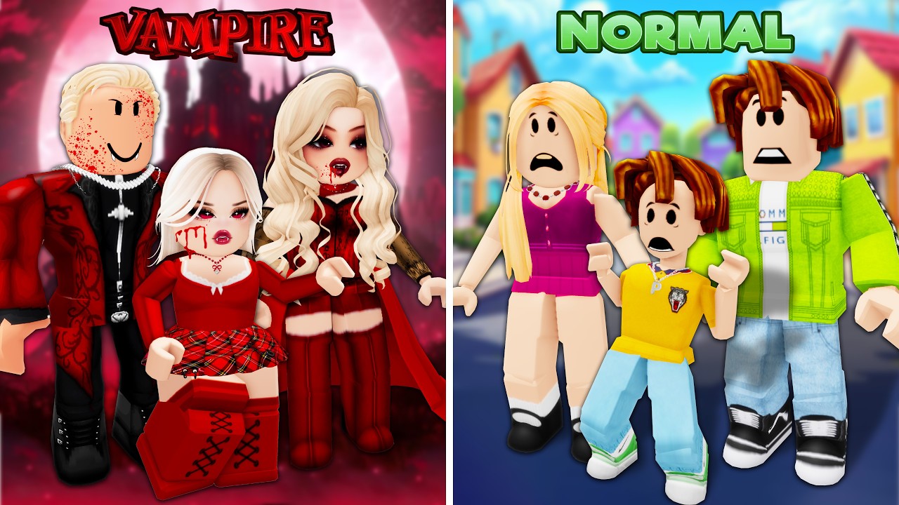 ROBLOX Brookhaven 🏡RP - FUNNY MOMENTS: My Neighbor is a Vampire | Roblox Idol
