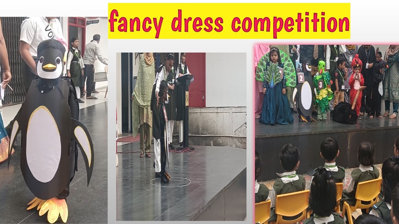 Making penguin costume for child fancy dress competition|