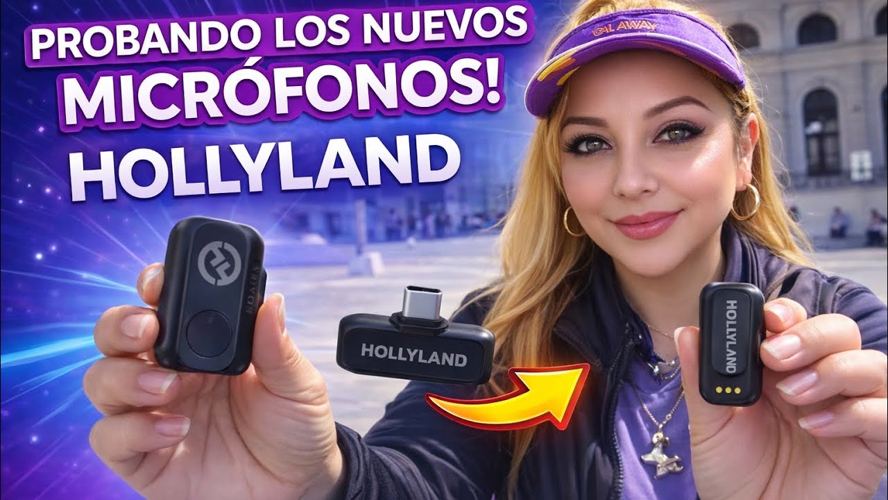 Mira como funcionan los micrófono HOLLYLAND #youtube 