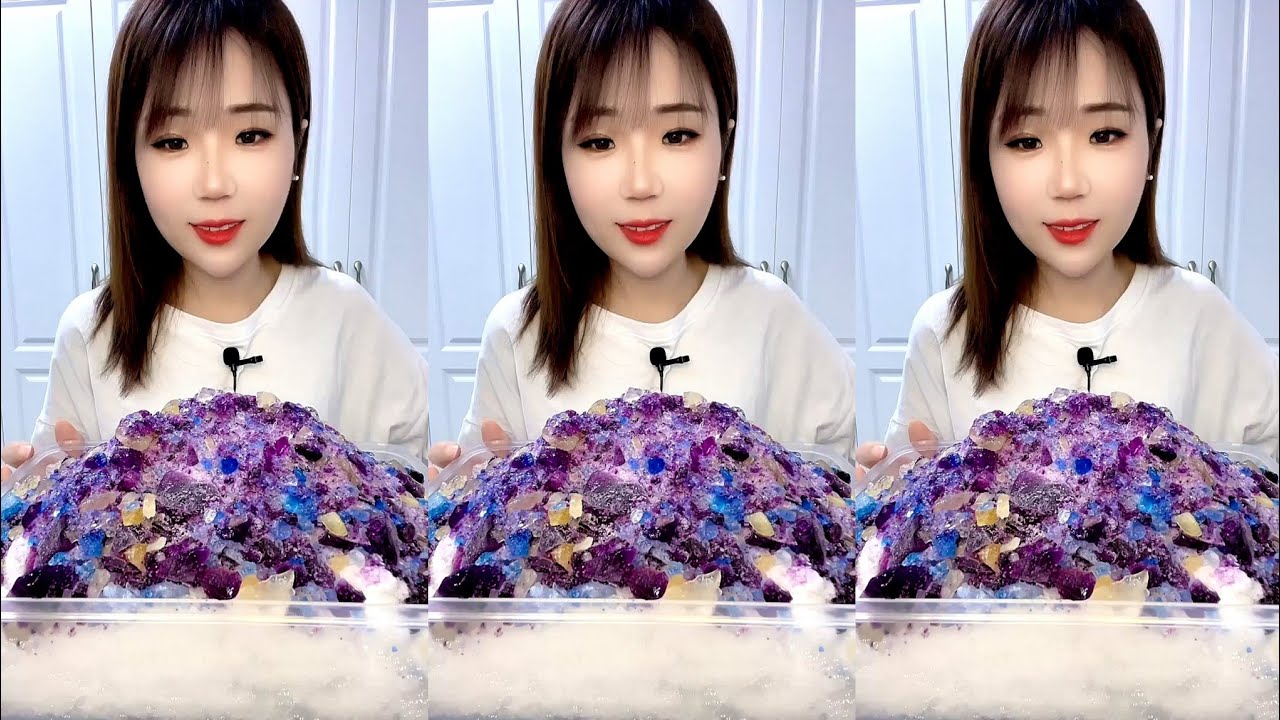 ASMR WHITE ICE EATING / ICE EATING