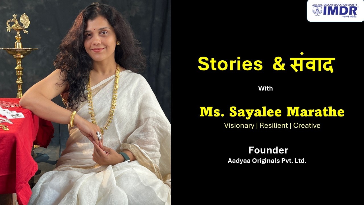 Stories & Samvaad | Women’s Day Special Conversation with Entrepreneur Sayalee Marathe | IMDR