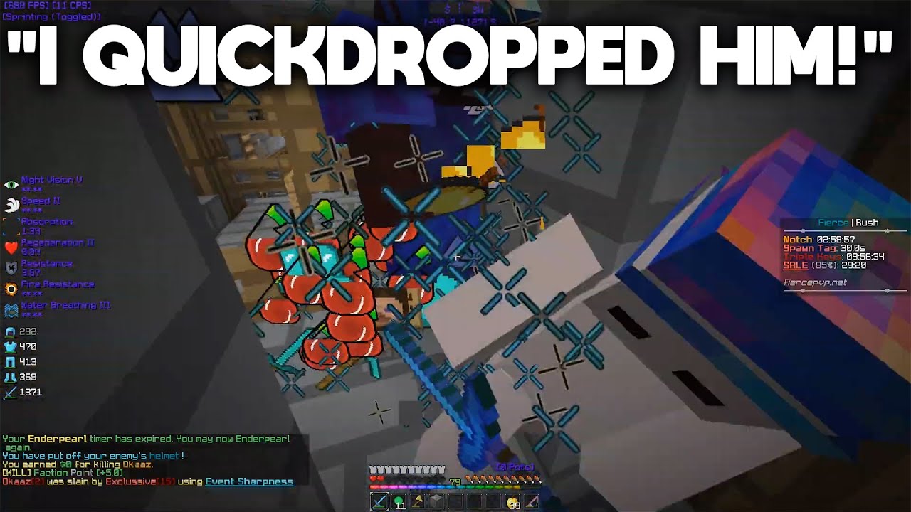 Top HCF Moments (Godly Half Heart No Pots 1v2 Clutch, Funniest Fail and Rage)