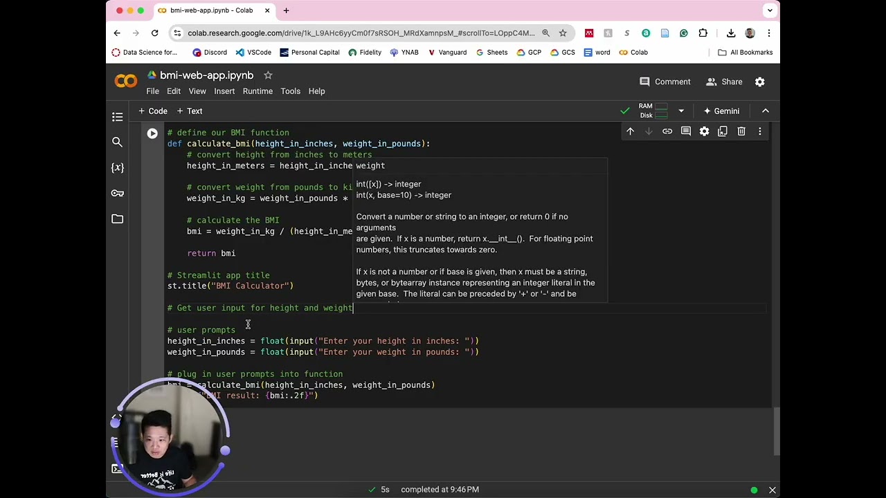 Рефакторинг кода для Streamlit