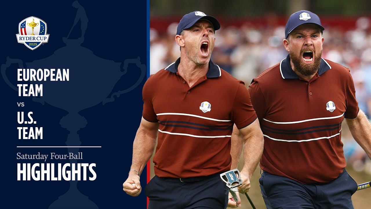 Highlights | Saturday Four-Ball | 2025 Ryder Cup