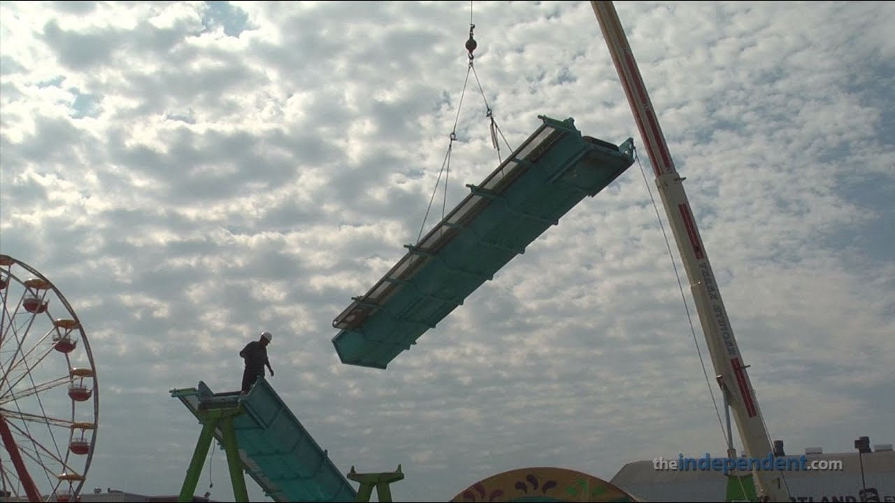 Preparing the Midway at the Nebraska State Fair