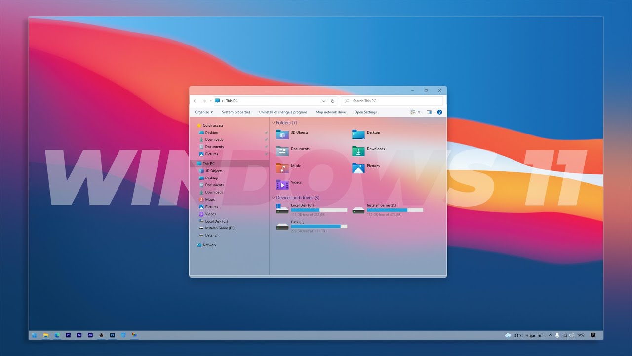Cara Mengubah Tampilan File Explorer Windows 10 Menjadi Windows 11 GAMPANG!
