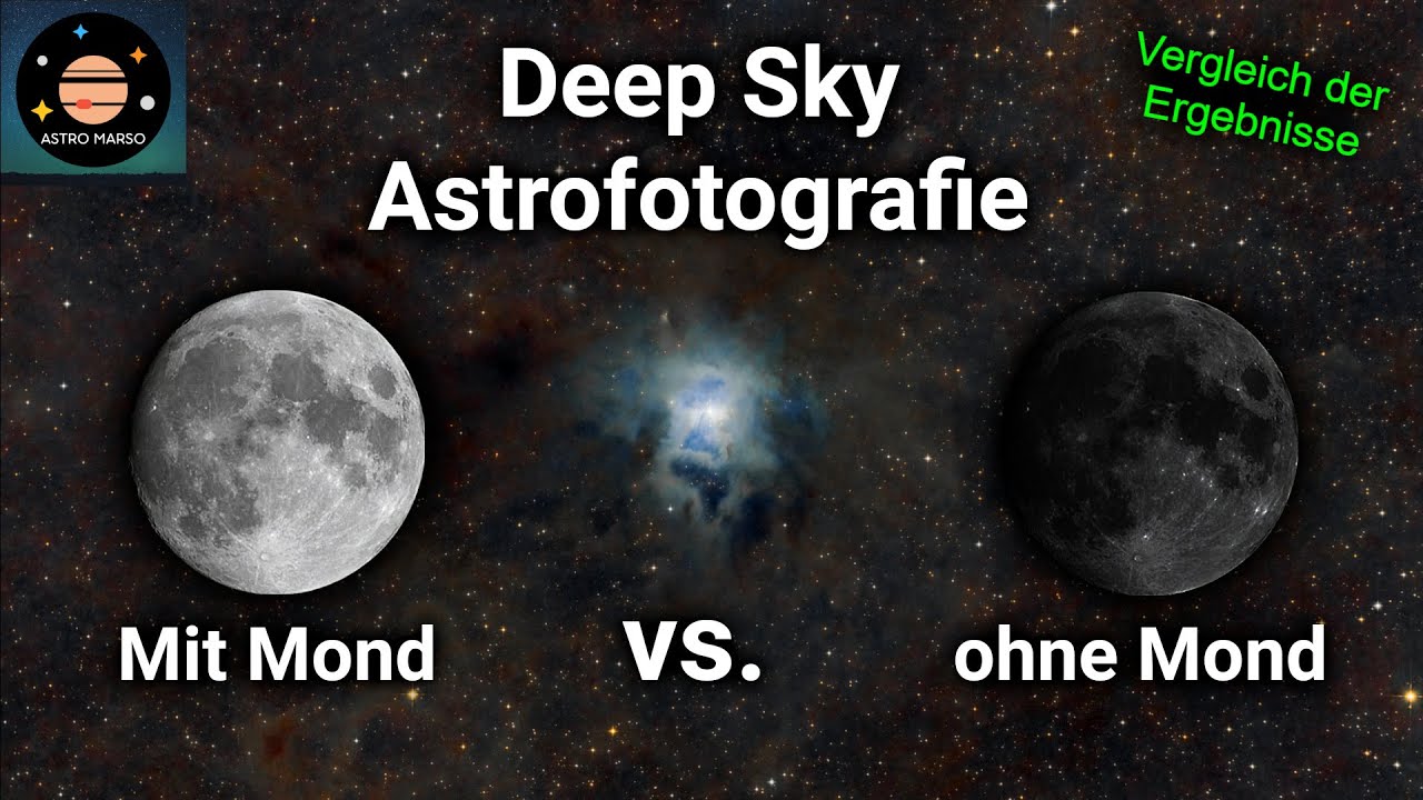 Wie viel schlechter wird ein Deep Sky Bild, wenn man bei Mondschein fotografiert?