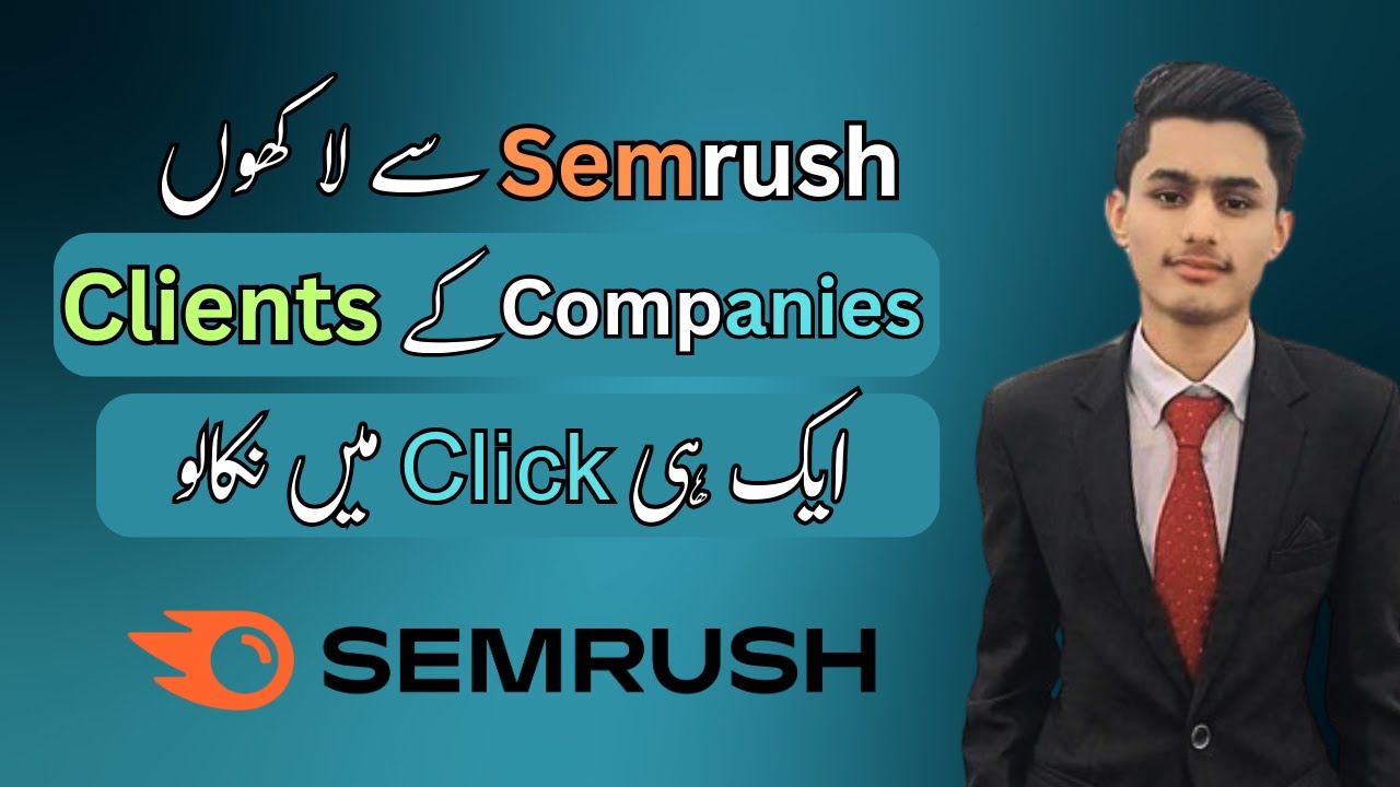 How to find Companies Client in Bulk From SEMrush | GBOB Client Hunting | Earn With Zohaib