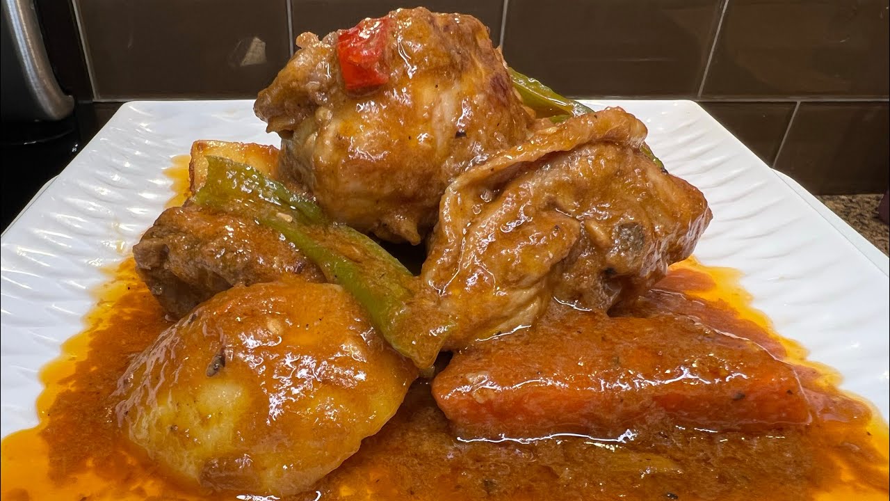 GAYAHIN MO ITONG MASARSANG CHICKEN CALDERETA/ KALDERETANG MANOK
