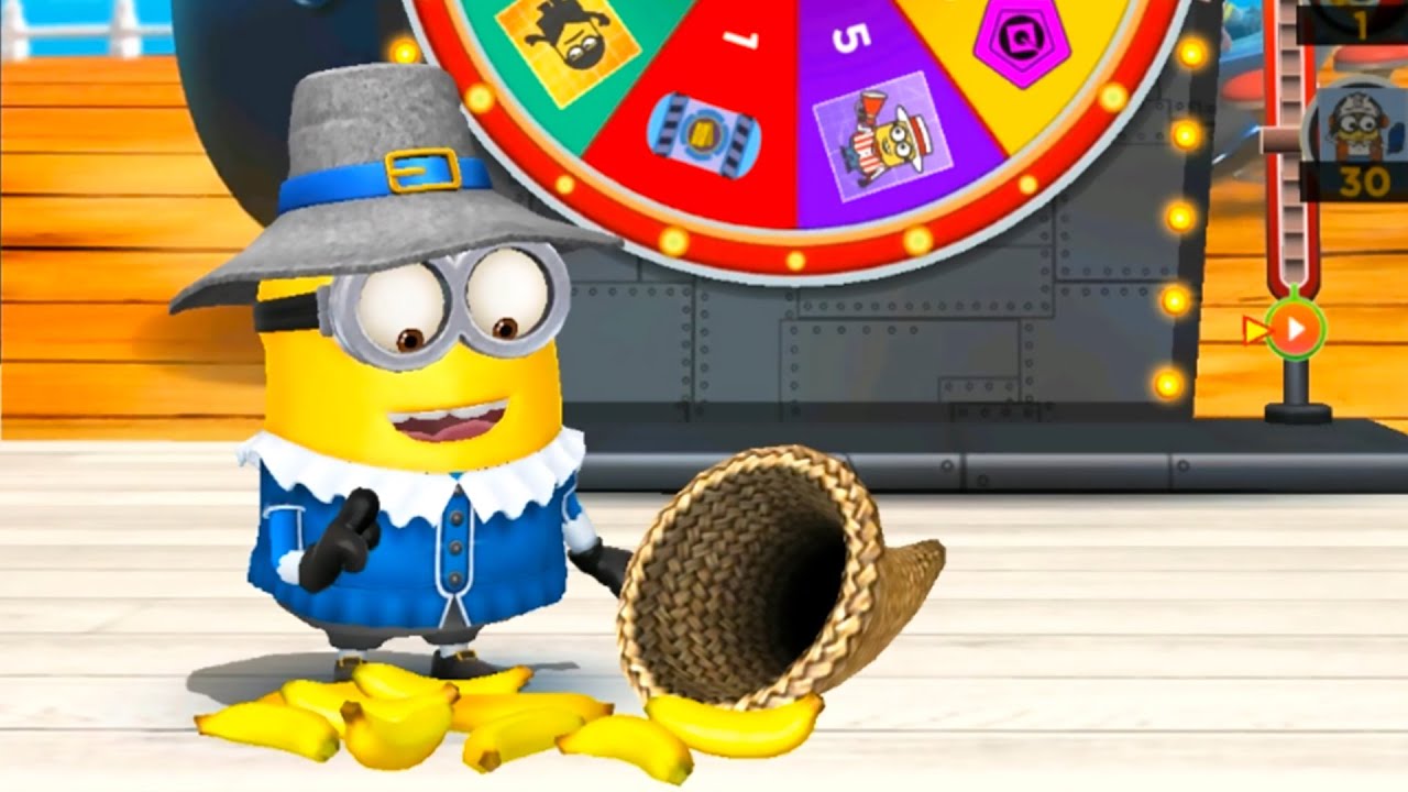 Pilgriminion Costume Unlocked ! New outfit in minion rush game