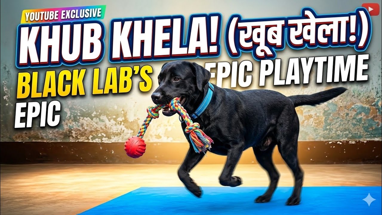 Rabi khel raha hai family time #Labrador #retriever #puppy# dog 