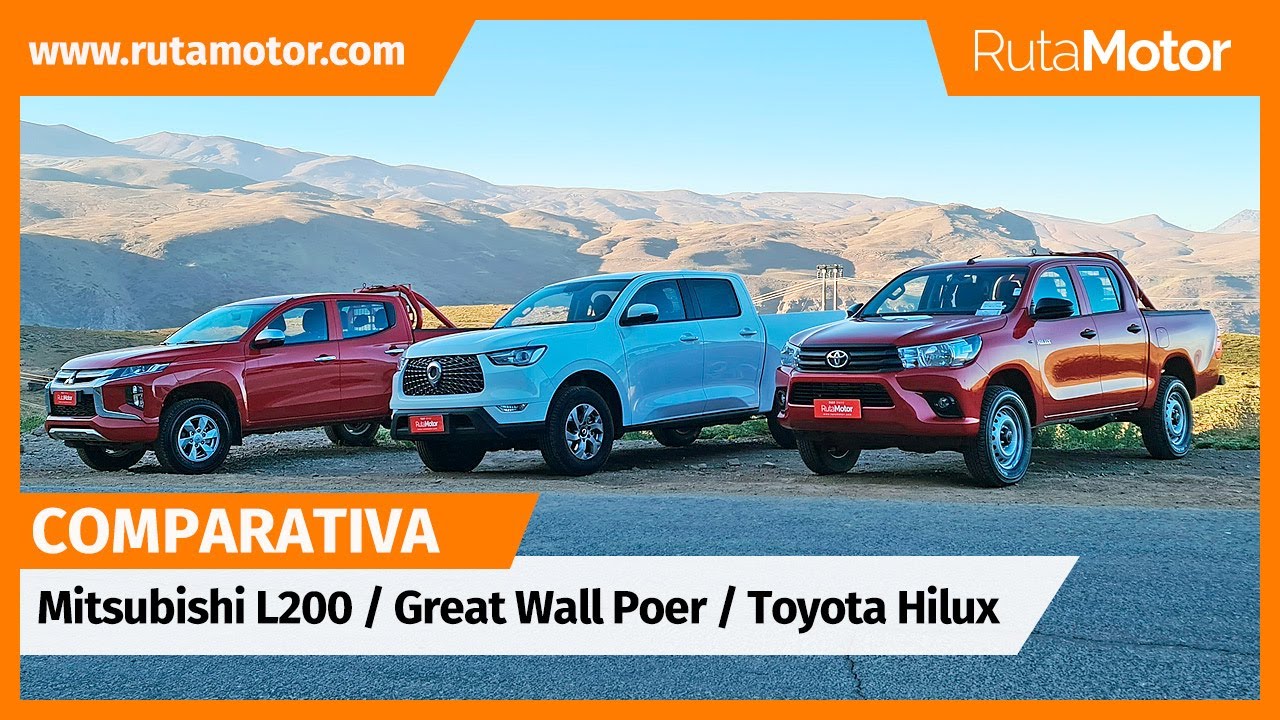 Mitsubishi L200 - Great Wall Poer - Toyota Hilux - ¿Es posible comparar una china con una japonesa?