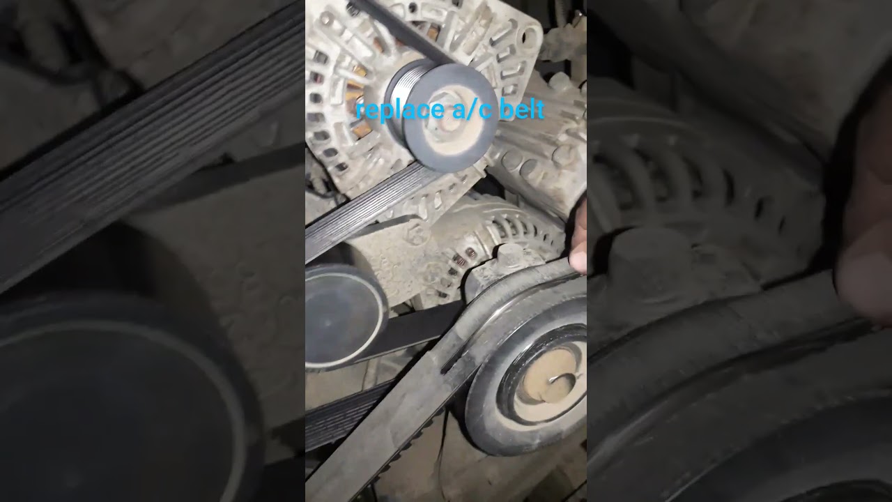 replace a/c belt#yutong bus