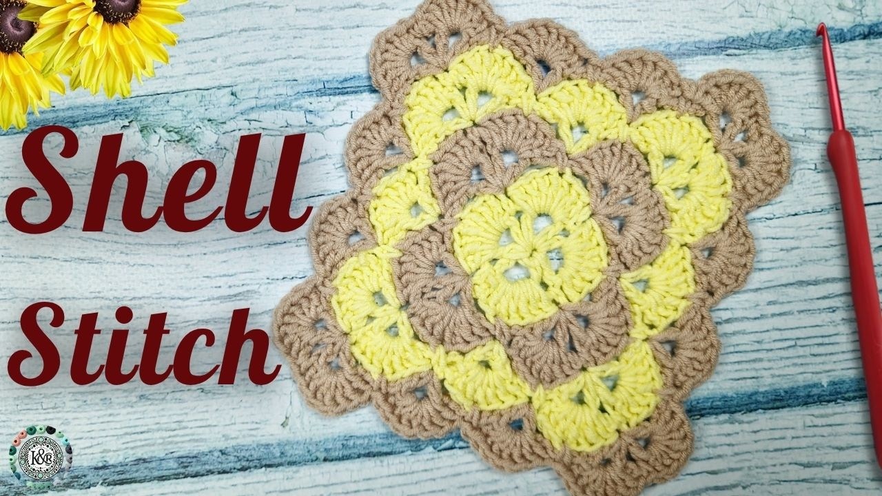 Easy Crochet Shell Stitch Baby Blanket Tutorial | Step by Step for Beginners