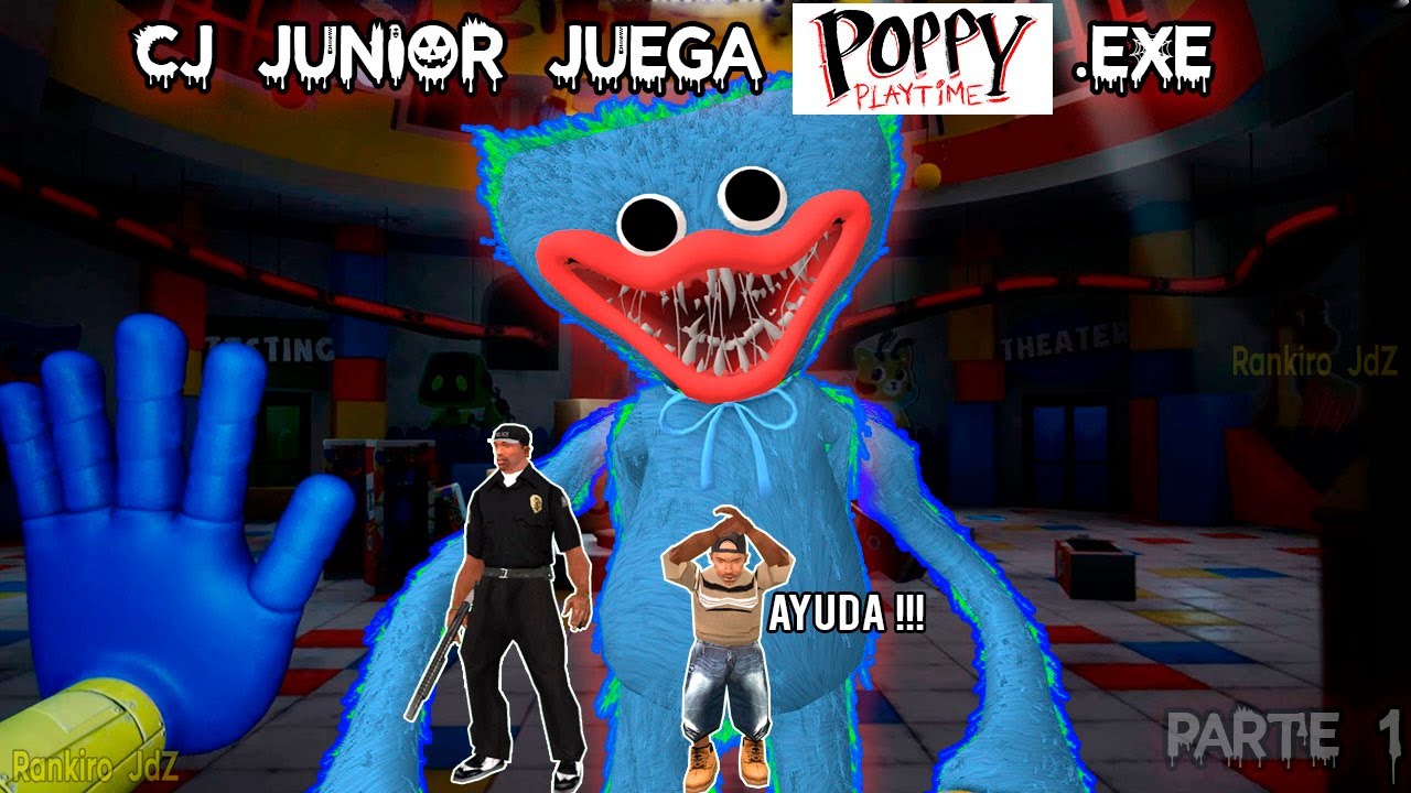 Cj Junior juega Poppy Playtime.Exe - Loquendo - Gta san andreas