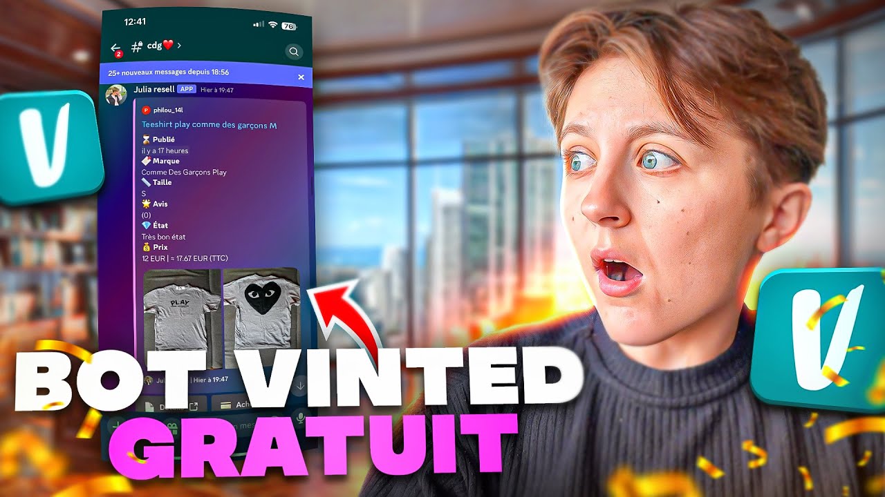 BOT VINTED GRATUIT 0 DÉLAI POUR FAIRE 500€/MOIS 🤖💸