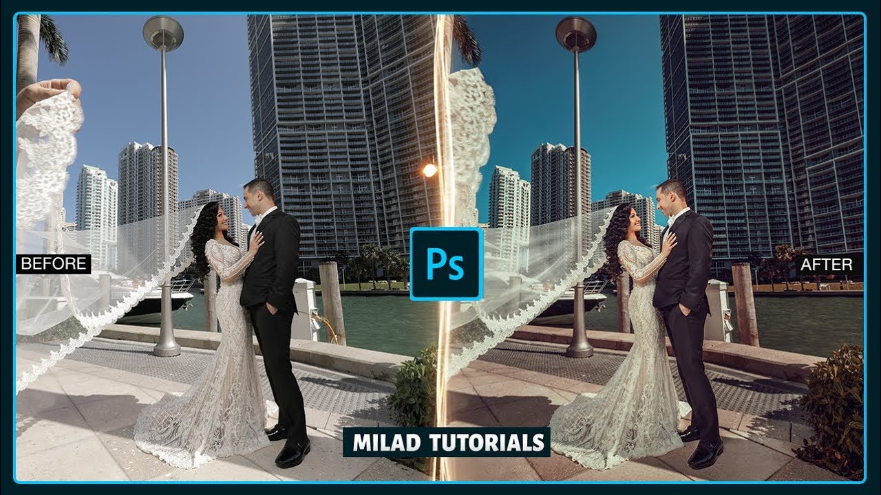 How To Edit Wedding Pictures in Photoshop - Photoshop Filter