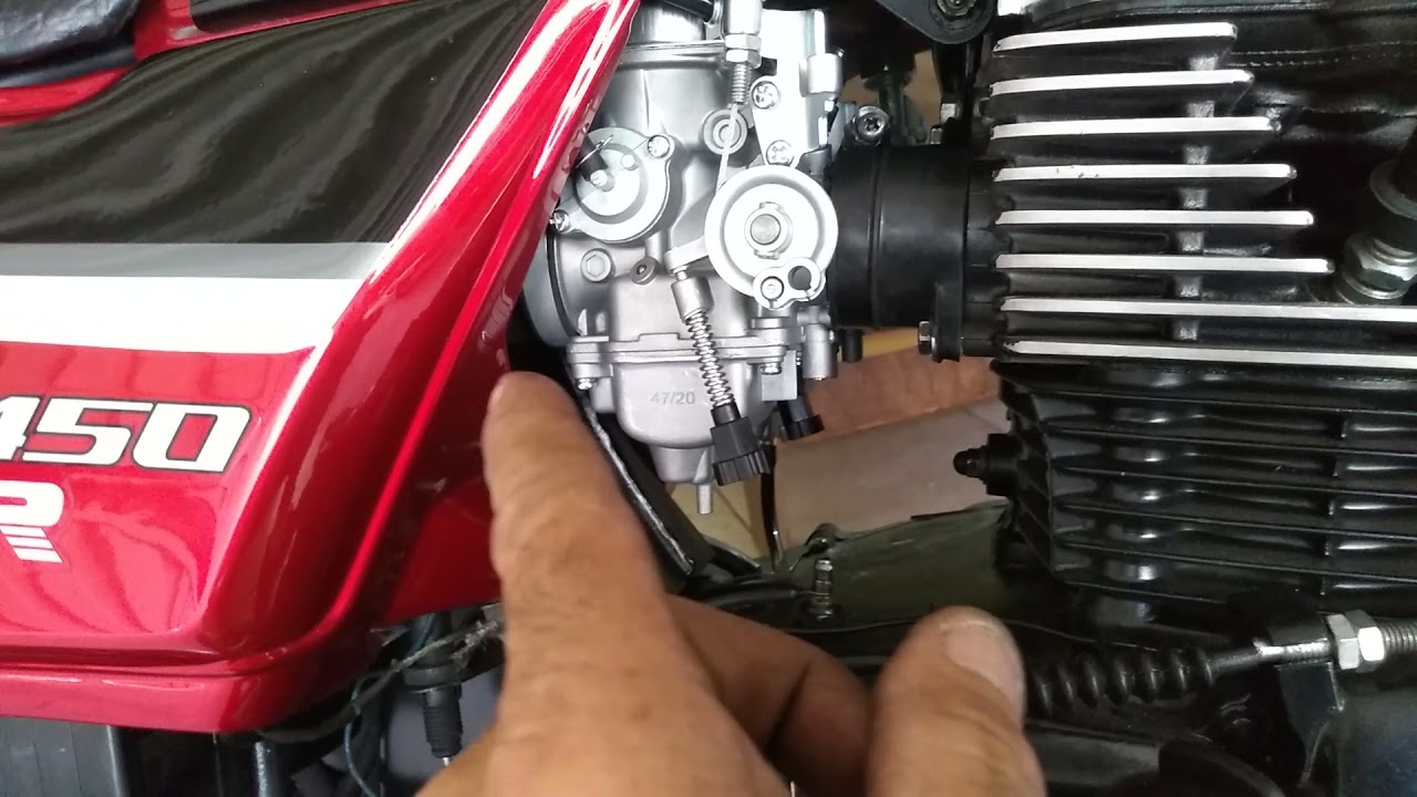 CB 450 TR carburador Twister parte 2