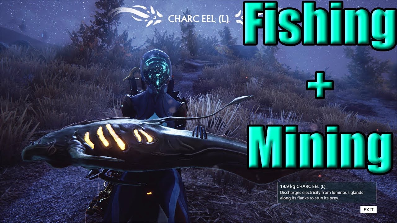 Warframe - How To Fish And Mine At Plains Of Eidolon