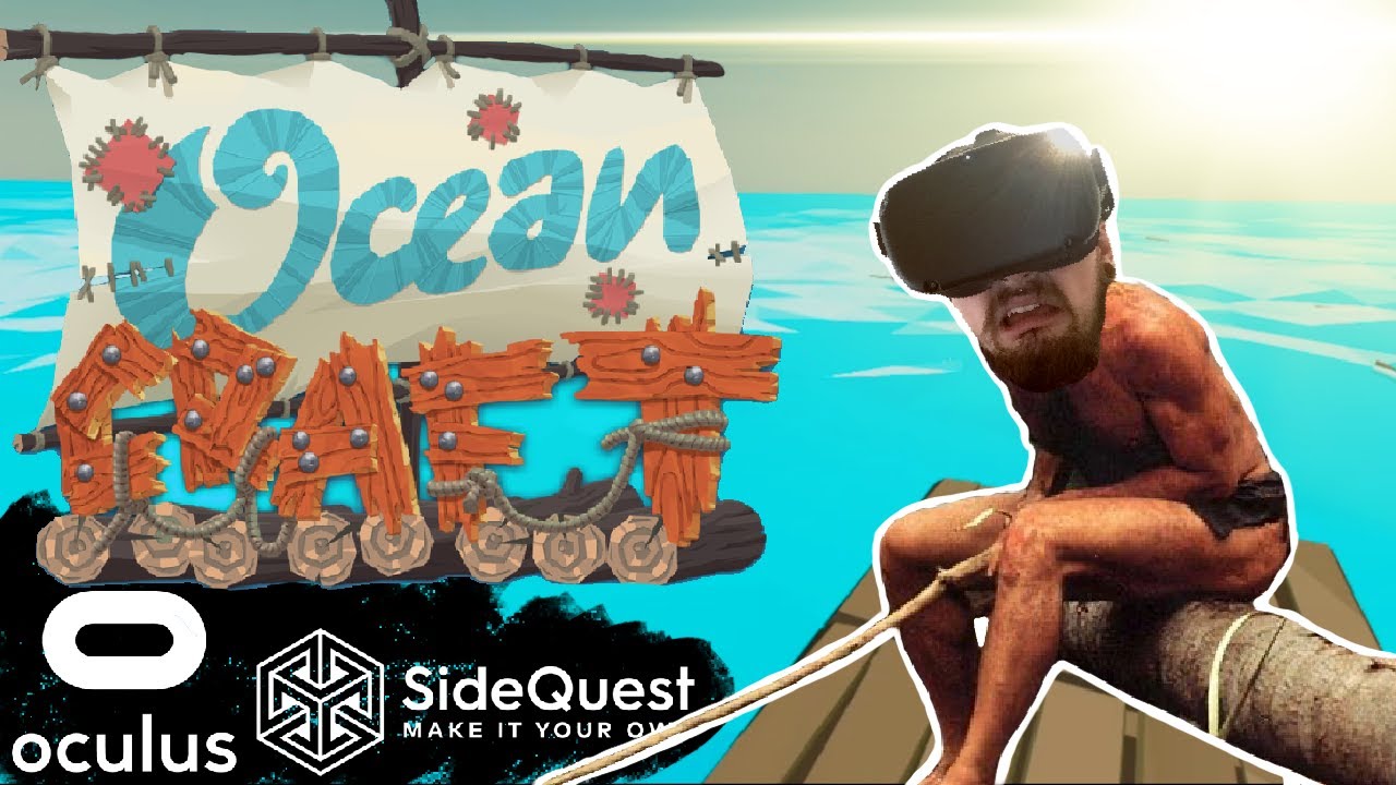Awesome Ocean Survival Game Oculus Quest! (Ocean Craft - SideQuest)