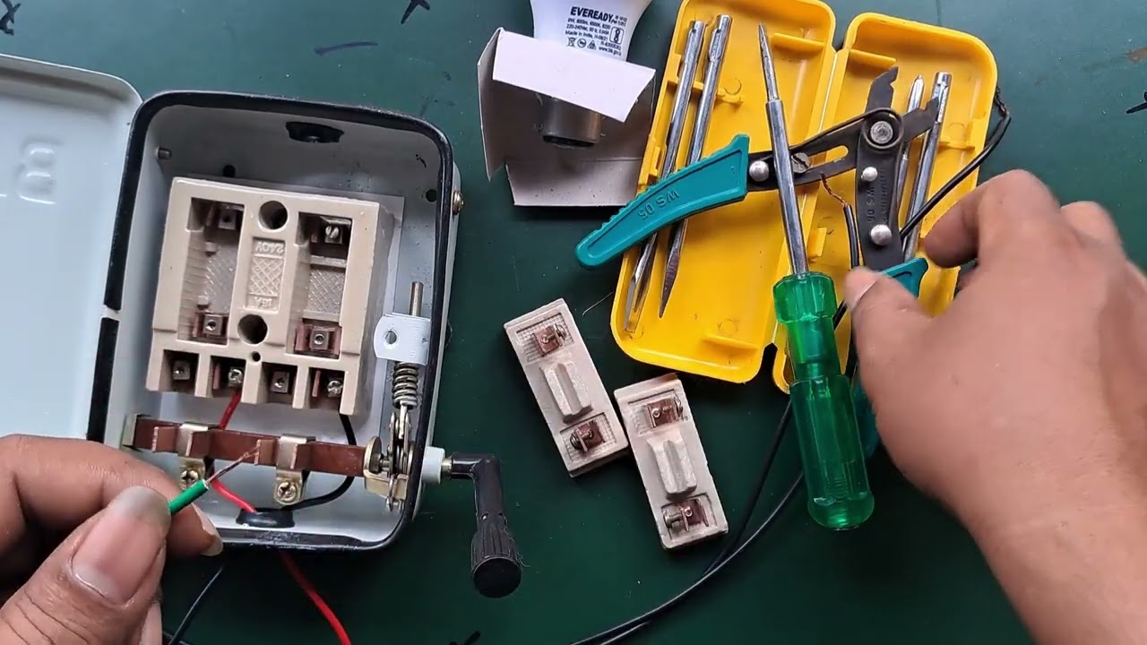 How to connect Main Switch! 16Amp 240V! Learn here the wiring formula by watching this video! V - 11