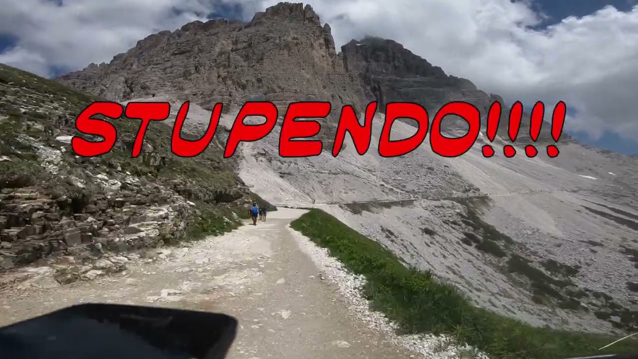 Salita alle Tre cime di Lavaredo in Mtb.