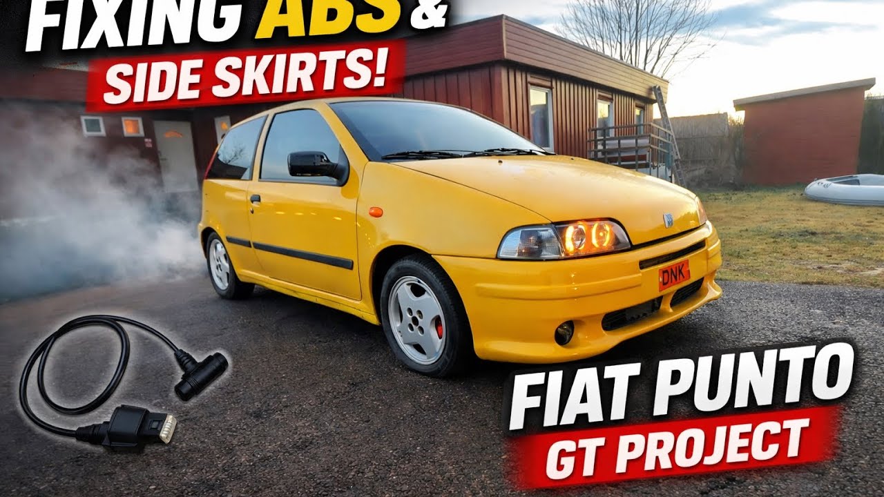 Continuing the Fiat Punto GT Project - ABS Sensors, Side Skirts & Details