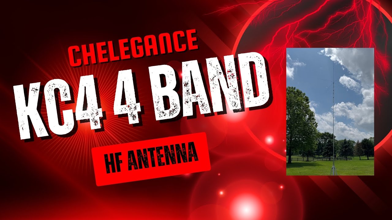 No Radials Needed: A Closer Look at the Chelegance KC4 4-Band Vertical Ham Radio Antenna