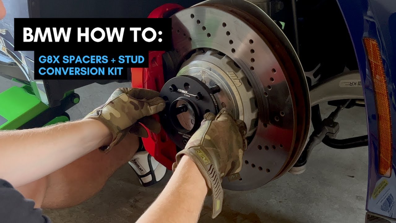 BMW G80 M3 // Wheel Spacers and Stud Conversion Kit Install