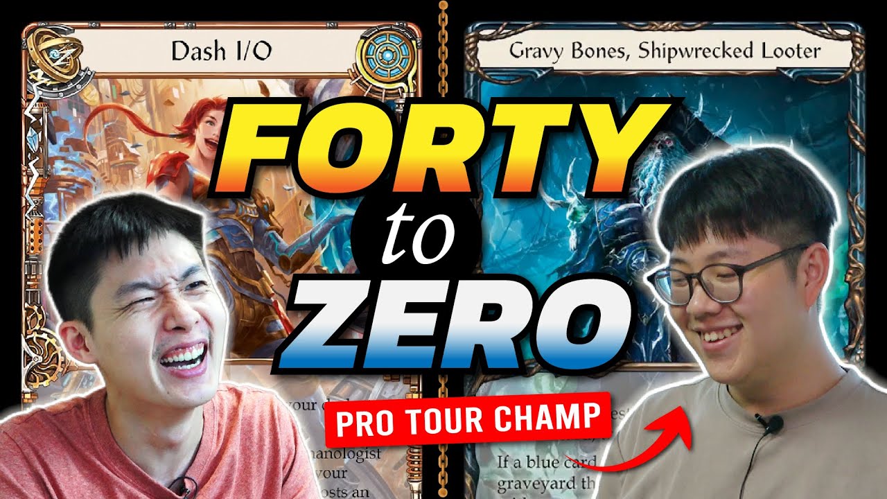 DASH I/O против GRAVY BONES при участии чемпиона Pro Tour Шируи | Геймплей Flesh and Blood TCG