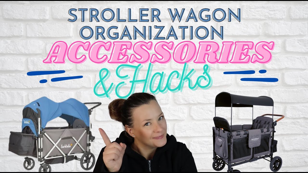 Stroller Wagon Accessories for Organization  | Caddy | Bag | Net | Basket | Wonderfold | Larktale