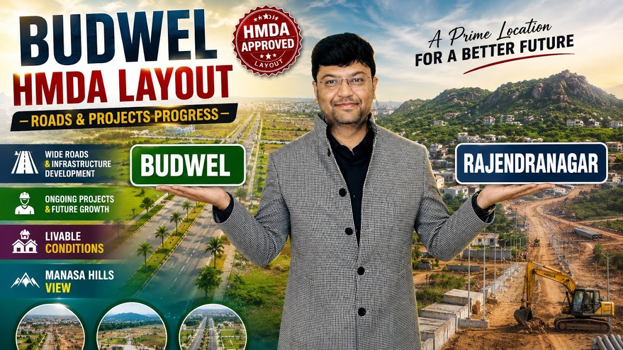 Budwel Roads & Projects #Rajendranagar#Manasa Hills