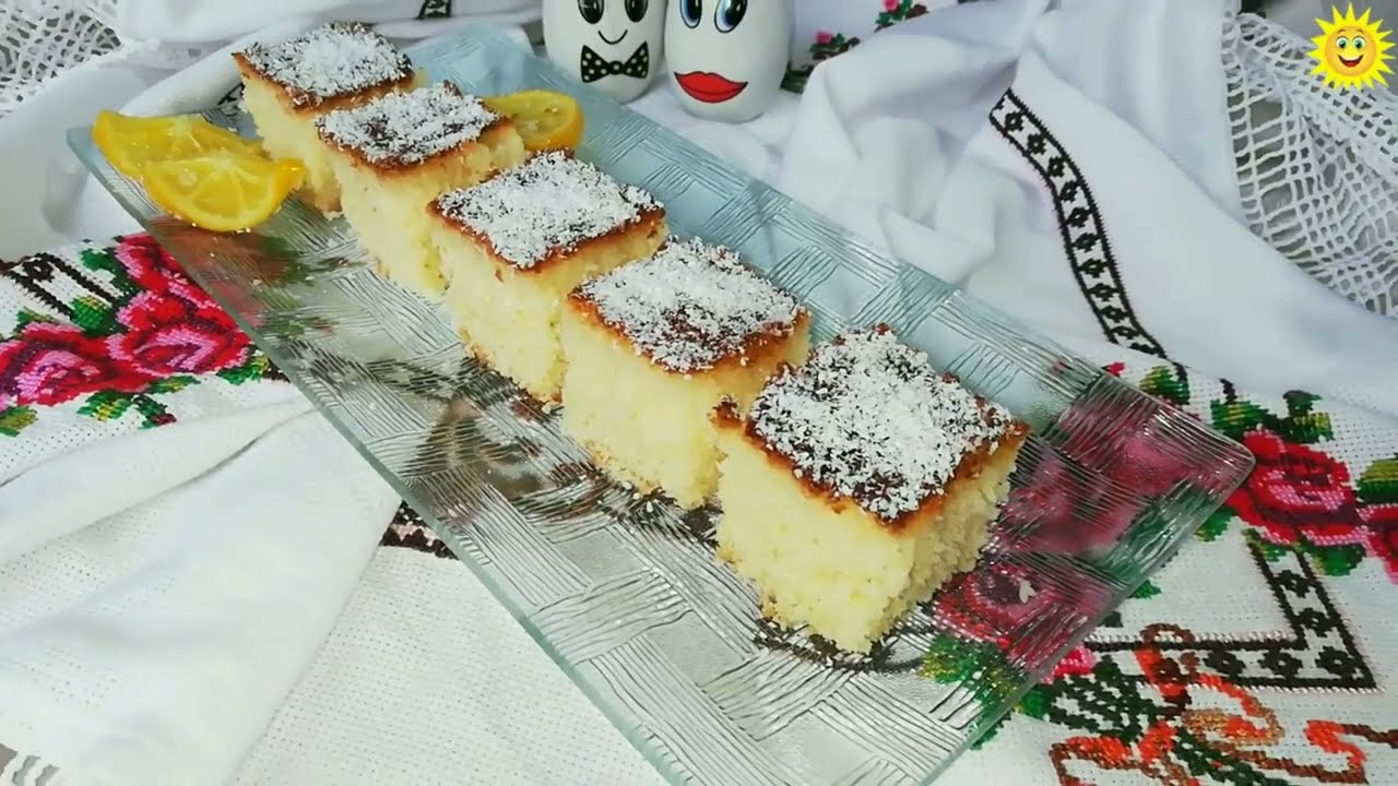 jako ukusan i socan kolac sa grizom i kokosom / nestane za par minuta