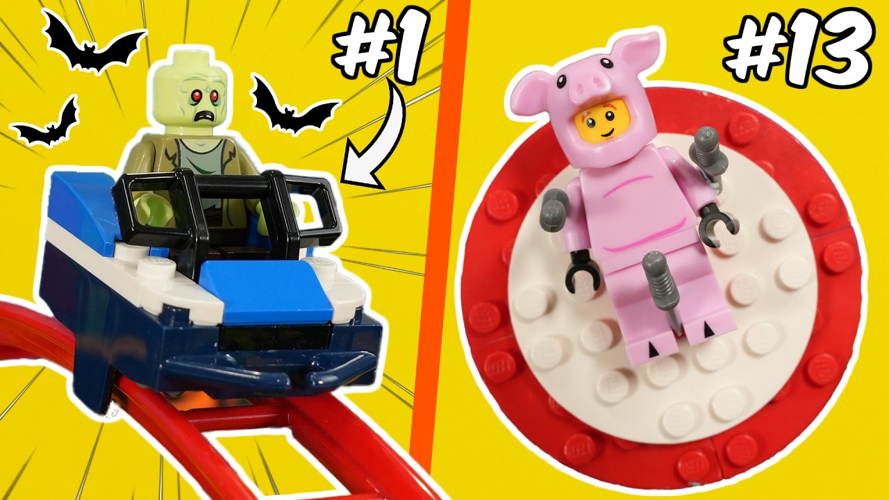 Я построил тематический парк LEGO HALLOWEEN...