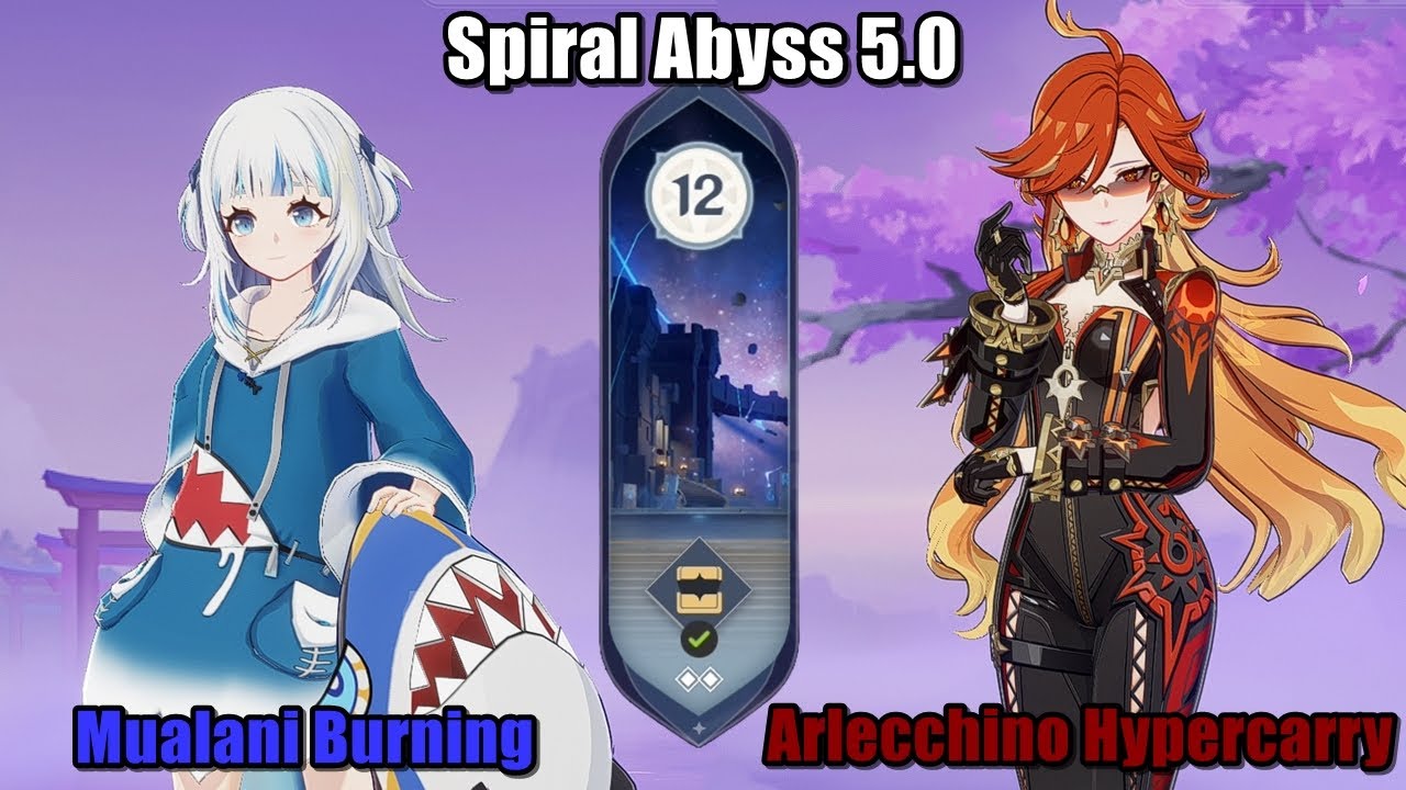 Spiral Abyss 5.0 / Mualani C0 Burning & Arlecchino C1 Hypercarry | Genshin Impact