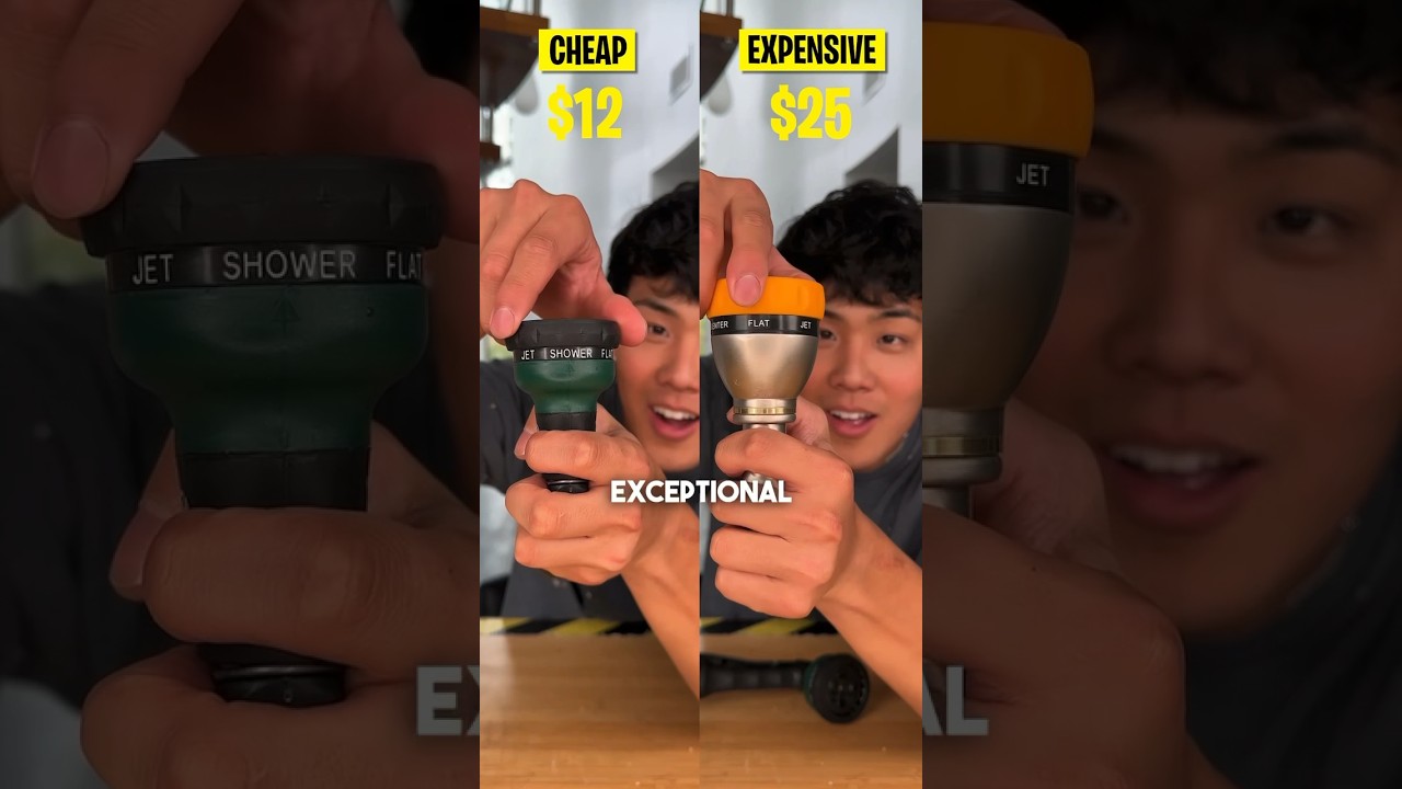 Testing Cheap vs. Expensive Garden Hose Attachment