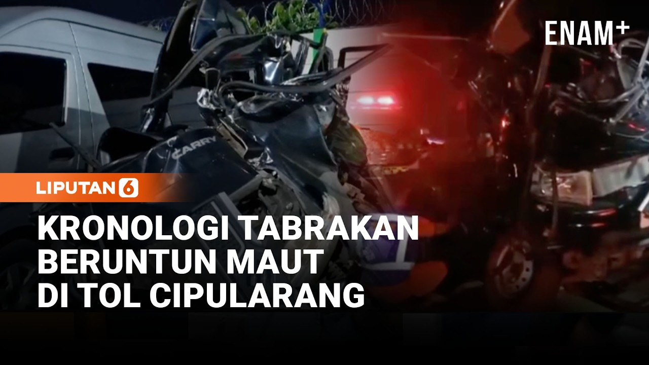 Kronologi Tabrakan Beruntun 9 Kendaraan di Tol Cipularang | Liputan6