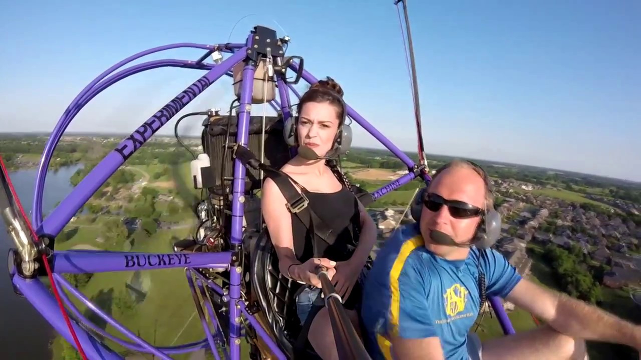 Stephanie Flying Powered Parachute